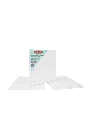 Kpt4S16X17 Artebella (Preslenmiş) Kompozit Plaka 16X17 Cm 4'Lü Se