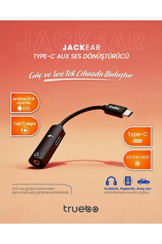 Truebo Jackear Type-c Audio Converter