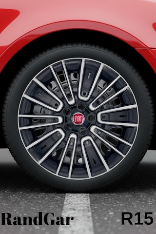 Fiat Egea Urban 15 İnç Jant Kapağı 4 Adet Siyah Gri C119 Rand