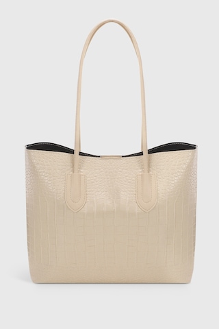 Housebags Krem Retro Shopper Çanta 264 Krem
