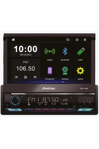 Blueway Bs-170w İndach Oto Teyp 7"