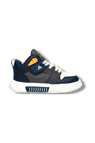 Alessio 537-26 Cilt Anatomik Filet Çocuk Sneaker Lacivert Füme Bej 31-35 Lacivert