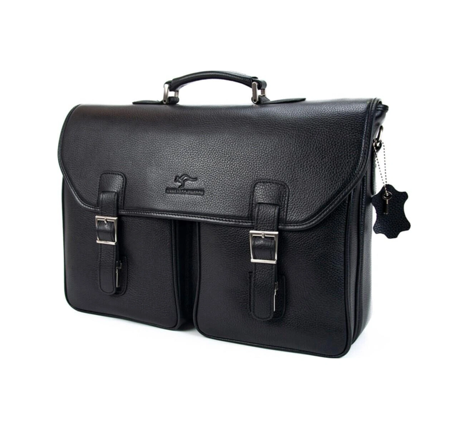 Laptop & Evrak Çantası Hakiki Dana Deri Siyah Erkek Büyük Boy 9928-s-115608 Siyah