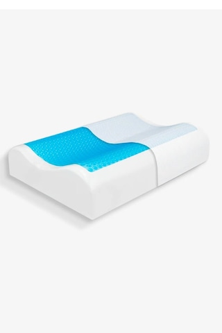 Varol Lunora Serinletici Jelli Visco Yastık 60x40x14 Beyaz/50x70cm Beyaz