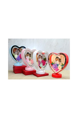 3 Adet Kişiye Özel Fotoğraf Çerçevesi Ledli Fotoğraf Alanlı, Kişiselleştirilebilir Hediye, Photo Frame, Personalized