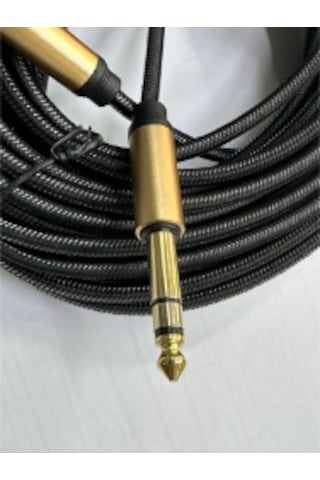 5 Metre 6.3 Mm Stereo Kablo 5 Metre Stereo Amfi Kablosu 6.3 Mm 6.3 Mm Stereo Kablo