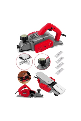 Steiner 4200 Watt Bakır Sargılı Planya Rende Makinesi + 4 Bıçak K