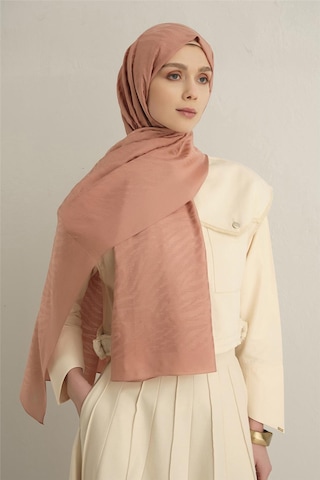 Armine Pamora Zebra Desen Şal 1 37 Pembe