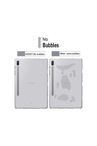 Samsung Galaxy Uyumlu Tab S10 Ultra Sm-x920/ X926 Kılıf 14.6" Şeffaf Shockproof Silikon Arka Kapak