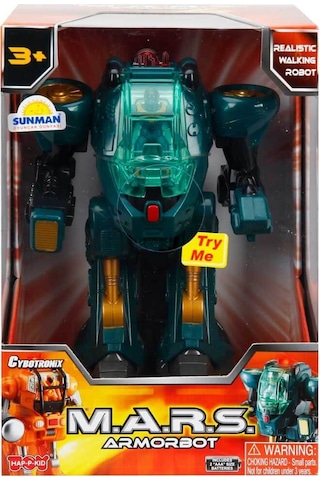 M.a.r.s Sesli Ve Işıklı Zırhlı Robot