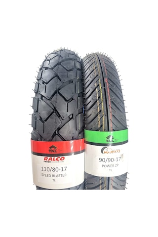 Ralco Tyres 110/80-17 Ve 90/90-17 Mondial Z-one Takım Tl Tubeless - Dubleks Motosiklet Lastiği Speedblastera15
