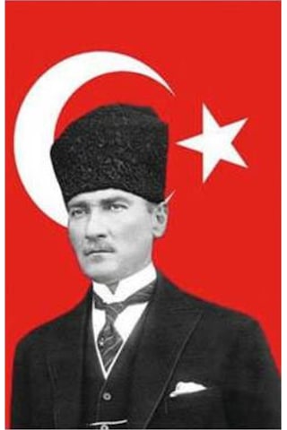 Saten Atatürk Bayrağı 50X75 Cm Saten Atatürk Bayrağı 50X75 Cm