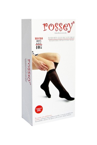 Rossey Micro Orta Kalın(40 D) Dizaltı Çorap(12 Çift)