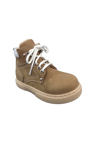 Ortopedikal1001 Ridente A Taba Süet Bebe Erkek Çocuk Bot % 100 Deri Fermuarlı Ve Bağcıklı A Taba