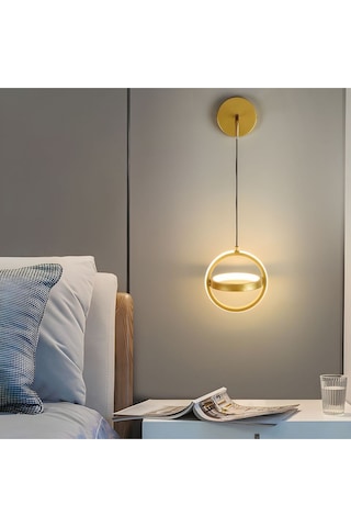 İç İçe Halka Sarkıt Led Beyaz Işık Ultra Power Led Avize B