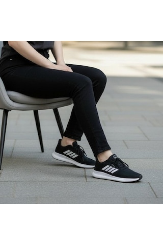 Branca 3990 Tx Siyah Beyaz Fuspetli Erkek Spor Ayakkabı Siyah - Beyaz