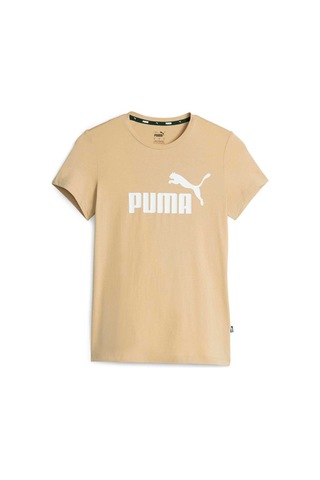 Puma Ess Logo Kadın Tişört 58677587 Bej