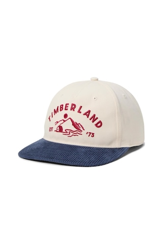Timberland Mountain Cord Baseball Cap Erkek Şapka-32767 Mavi