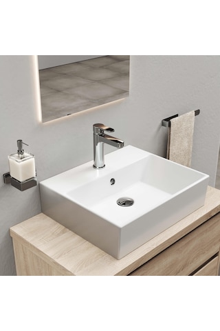 Adell Lento Lavabo Bataryası Medium Parlak Krom