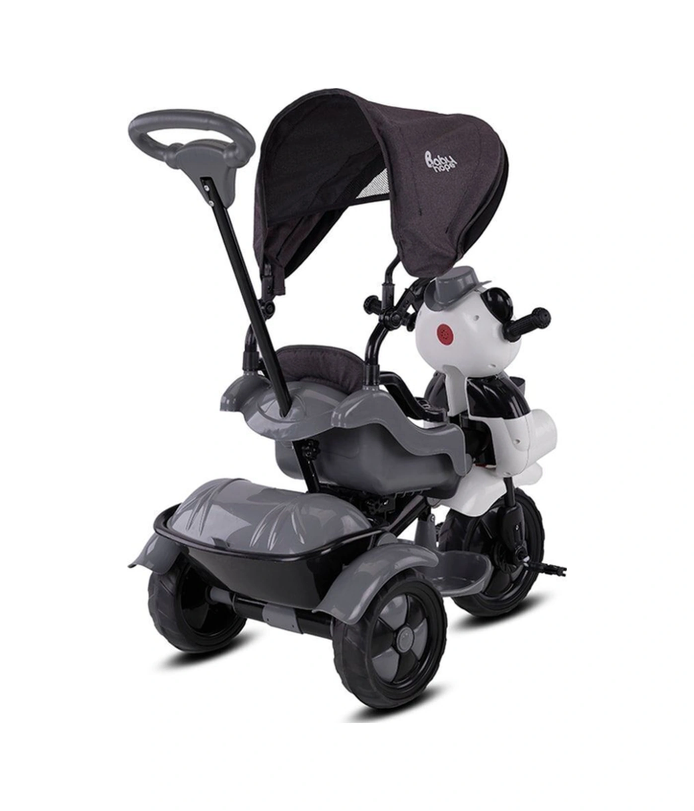 Çocuk Araç Gereçleri 127 Little Panda Üçteker Gri