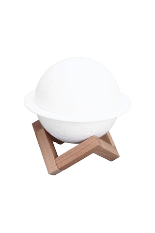 Xindoker 3d Ay 200ml Usb Nemlendirici: Ultrasonik Teknolojiyle Hava Temizleme, Aromaterapi Ve 3 Renkli Gece Lambası - Ev, Ofis, Araç İçin Sessiz Ve Güvenli