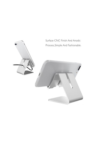 Reedark "altın Renkli Alüminyum Telefon Desteği - Kaymaz Tabanlı, Şarj Uyumlu, Boyun Ağrısına Çözüm"