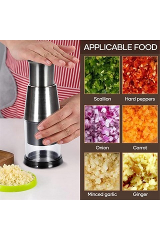 Adet Manuel Presli Doğrayıcı Manuel Presli Doğrayıcı Gümüş