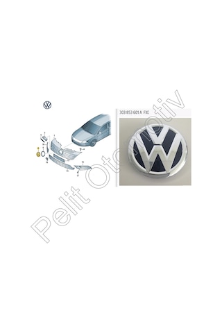Passat Cc 2012-2017 Ön Panjur Arması 3c8853601a