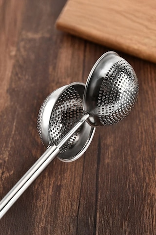 Paslanmaz Çelik Demlik Çay Süzgeci Bitki Çayı Süzgeci Çay Kahve Demleme Basmalı Çay Süzgeci Çelik