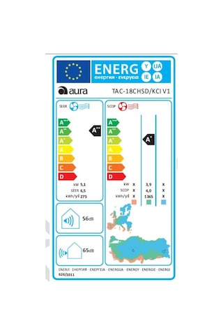 Aura 18000 BTU Duvar Tipi Inverter Klima