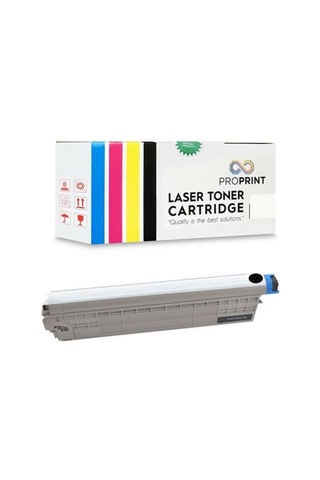 Proprint Oki C822 44844628 Siyah Uyumlu Toner 7300 Sayfa C822N