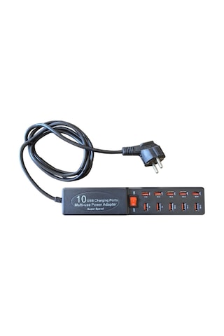 River World Şarj Adaptörü Usb 10 Portlu
