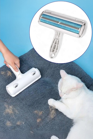 İronika 2 Yönlü Hazneli Elbise Yatak Koltuk Kedi Köpek Kıl Toz Toplayıcı Tüy Gırgırı