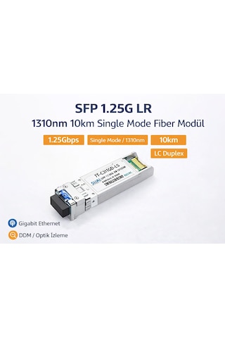 Sfp 1.25g Lr 1310nm 10km Single Mode Fiber Optik Modül Jt-c311gd-l1s