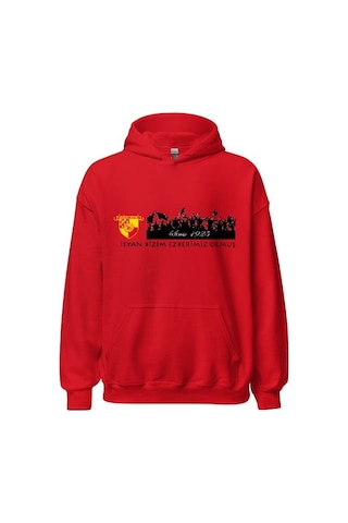 Göztepe Kapşonlu Sweatshirt - İsyan Bizim Ezberimiz Olmuş 001
