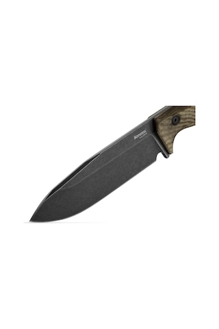 Lionsteel T6 Cpm 3v Old Black Blade Green Canvas Kamp Bıçak Çok Renkli