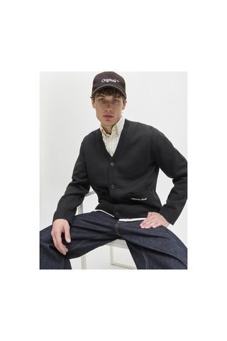 Jack & Jones Jornorrebro Knıt Cardıgan Ln Siyah
