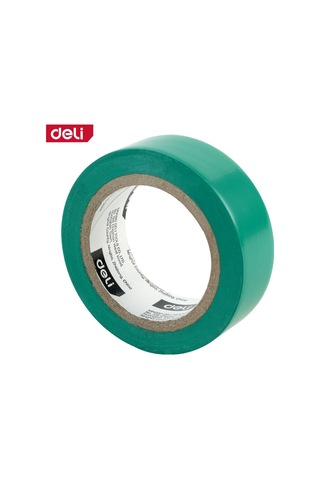 Delı Elektrik Yalıtım Bandı 0.13mm 18mm 10m Yeşil İzolasyon Bandı