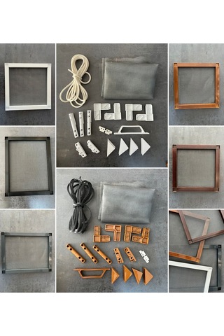 Menteşeli Sineklik Takımı Kapı İstediğiniz Ölçüde Ve 6 Renkte