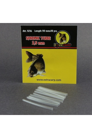 Extracarp Shrink Tube 2.5 Mm X 50 Mm 10 Adet