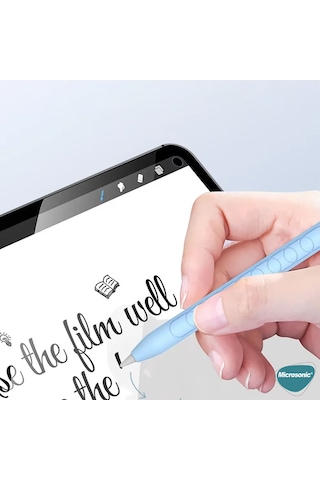 Microsonic Pencil Pro Kılıf Mat Silikon Beyaz
