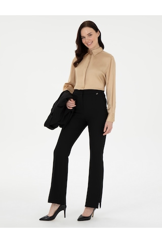 Pierre Cardin Kadın Siyah Pantolon 50290397-vr046 Siyah