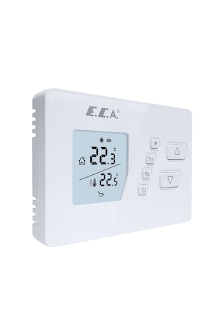 E.C.A. Poly Comfort 200W Kablosuz Oda Termostatı Beyaz