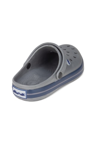 Akınal Bella E195 Gri Erkek Hastane Sabo Terlik Sandalet Gri