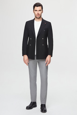 Twn Slim Fit Siyah Kumaş Ceket 5ef04dd024881 001