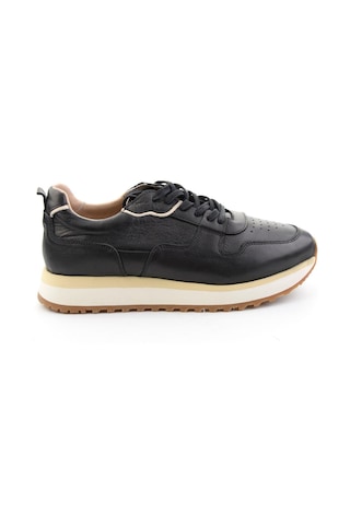 Bambi Siyah Napa Hakiki Deri Erkek Sneaker E01730651043