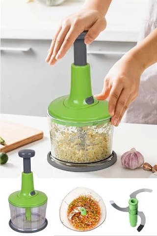 Yamanhobi Basmalı Çelik Bıçaklı El Rondosu Çok Renkli
