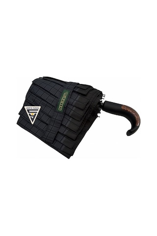 April A-226g A4 Baston Sap 10 Telli Tam Otomatik Şemsiye Siyah