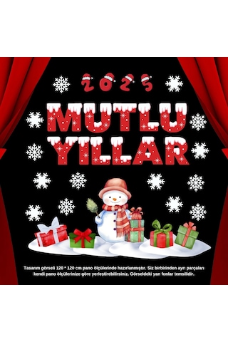 Mutlu Yıllar Okul Pano Süsü