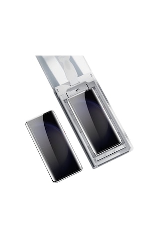 Galaxy S24 Ultra Uyumlu Zore Uygulama Aparatlı 6in1 Easy Body Privacy Ekran Koruyucu
